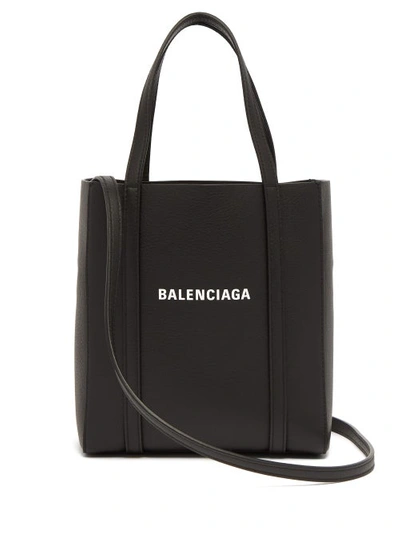 Balenciaga Xxs Every Day Leather Tote Bag In Black