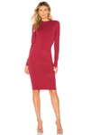 Lovers & Friends Lovers + Friends Vik Dress In Red. In Dark Red