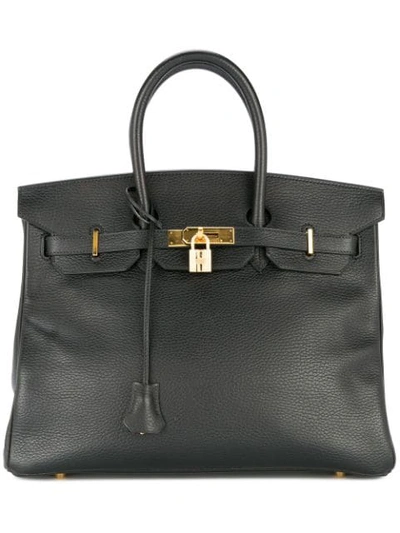 Pre-owned Hermes Hermès Vintage Birkin 35 Tote - Black