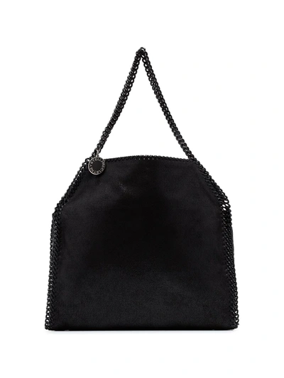 Stella Mccartney Falabella Chain Detail Shoulder Bag In Black