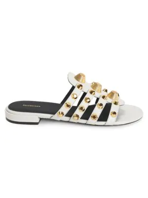 balenciaga sandals gold