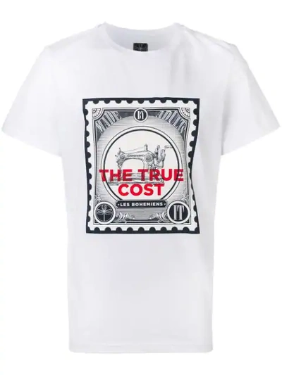 Les Bohēmiens 'the True Cost' T-shirt In White