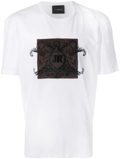 John Richmond Embroidered Logo T-shirt - White