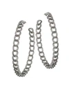 Nina Gilin Diamond Hoop Earrings In Silver