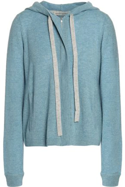 Autumn Cashmere Cashmere Hooded Sweater In Light Blue