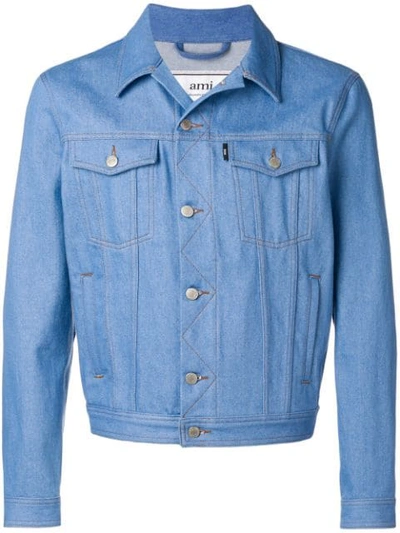 Ami Alexandre Mattiussi Denim Jacket In Blue