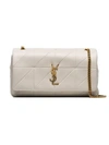 Saint Laurent Jamie Medium Shoulder Bag In White