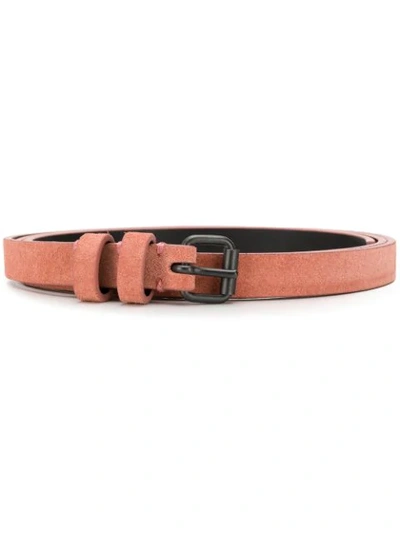 Haider Ackermann Thin Adjustable Belt In Pink
