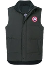 Canada Goose Padded Gilet In Volcano