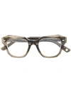 Ahlem Square Frame Glasses - Grey In Black