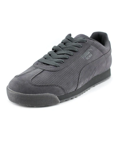 Puma Roma Mono Translucent Round Toe Suede Sneakers' In Grey | ModeSens