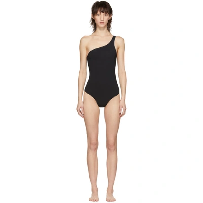 Isabel Marant Étoile Sage One-shoulder Cutout Swimsuit In Black