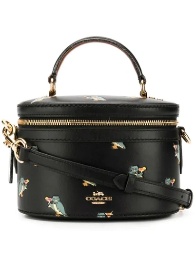 Coach Party Owl Trail Bag In Black
