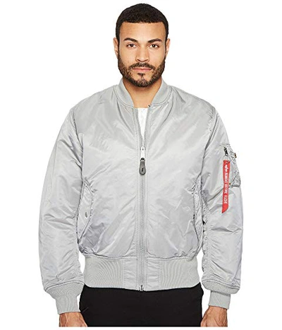Alpha Industries Ma-1 Blood Chit Flight Jacket, New Silver/red Lining |  ModeSens