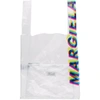 Maison Margiela Transparent Shopping Bag In White