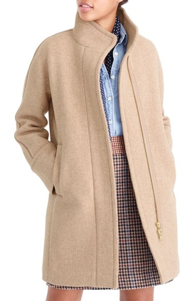 J crew cocoon hot sale coat sandstone