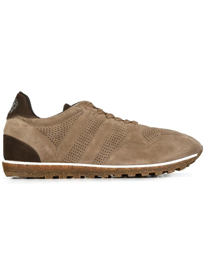 Alberto Fasciani Military Sport Sneakers In Neutrals