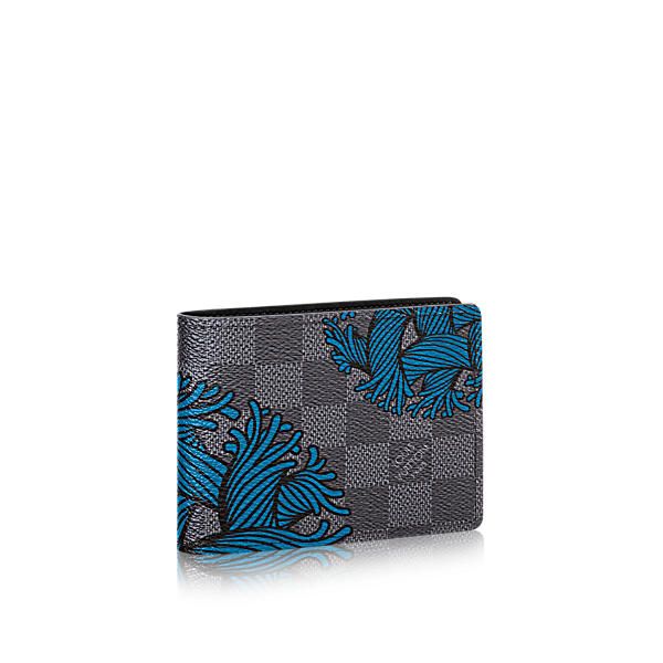 Louis Vuitton Slender Wallet In Blue | ModeSens
