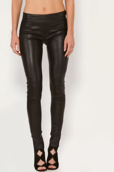 Mackage Navi-y Stretch Leather Pants | ModeSens
