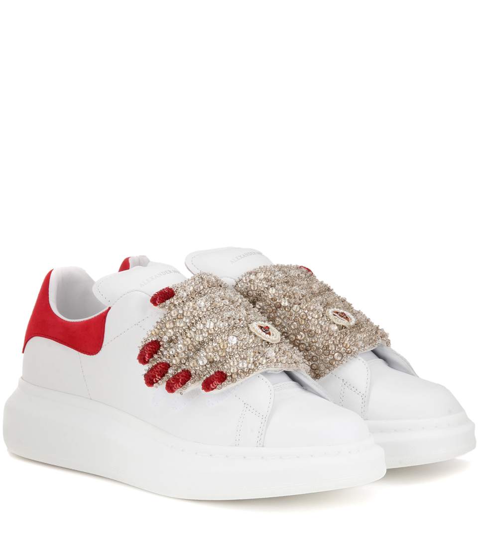 alexander mcqueen hand sneakers