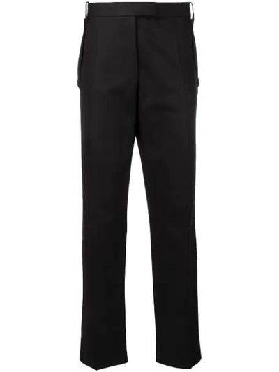 Pre-owned Ferragamo 2000's Tailored Trousers In Black