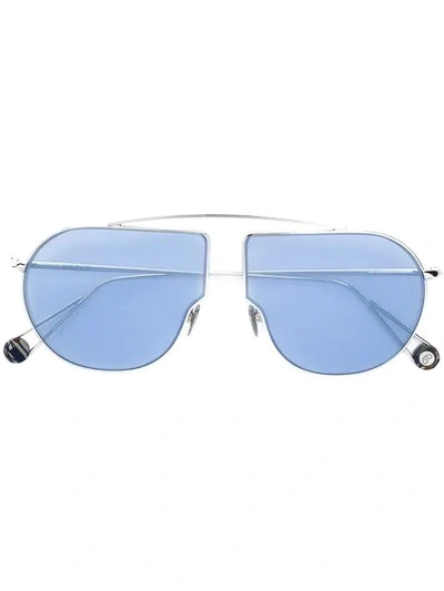 Ahlem Tear Drop Frame Sunglasses In Silver