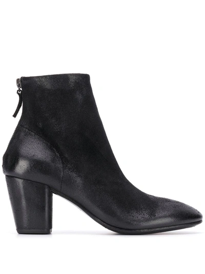 Marsèll Distressed-effect Ankle Boots In Black