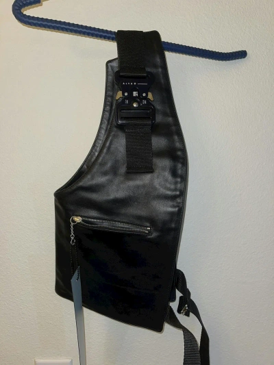 Pre-owned 1017 Alyx 9sm X Alyx Studio Harness Vest With Hidden Zipper In Black