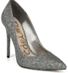 Sam Edelman Danna Pointy Toe Pump In Silver/ Gold