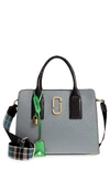 Marc Jacobs Big Shot Leather Tote - Grey In Slate Multi