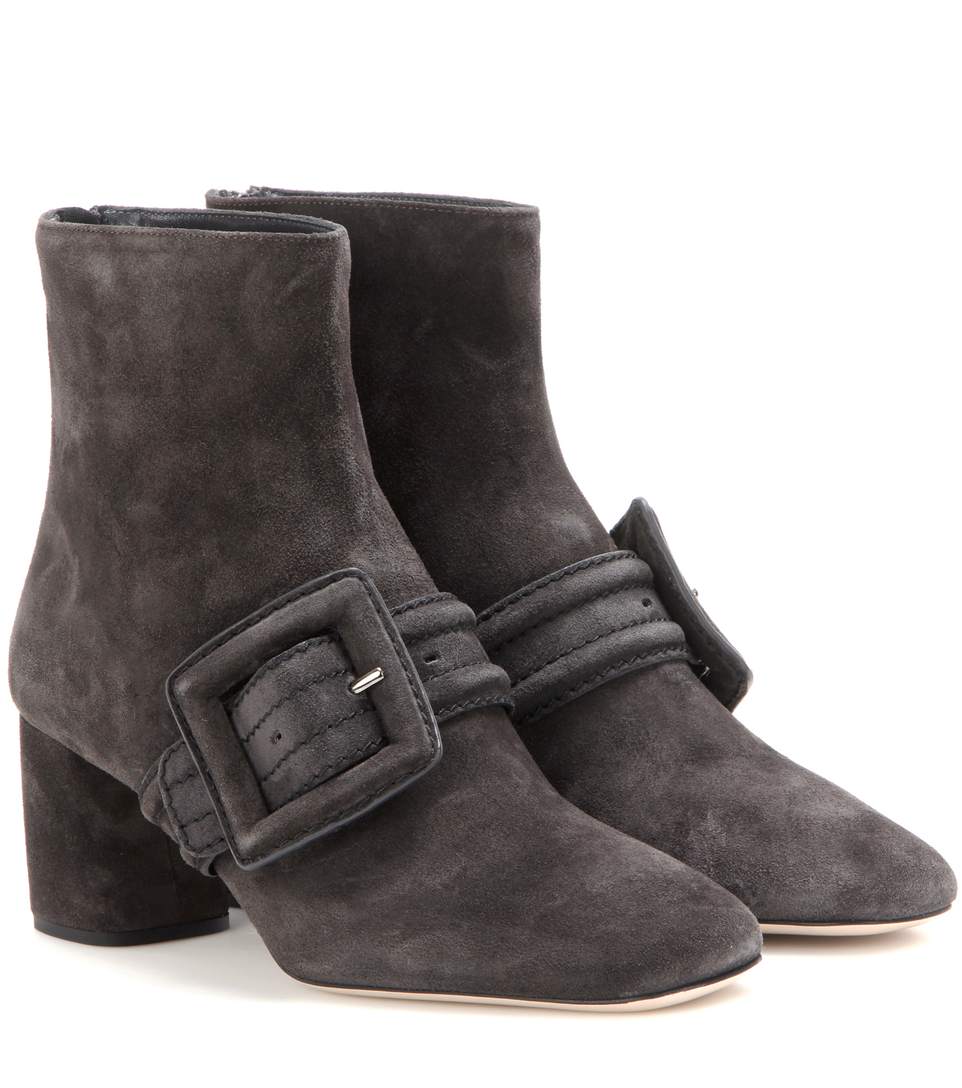 miu miu canvas ankle boots