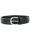 Orciani Classic Narrow Belt In Black