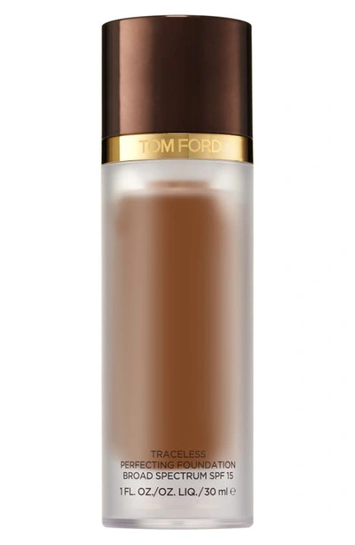 Tom Ford Traceless Perfecting Foundation Broad Spectrum Spf 15 10.0 Chestnut 1 oz/ 30 ml In 12 Chestnut