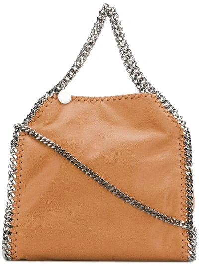 Stella Mccartney Mini Falabella Tote Bag In Brown