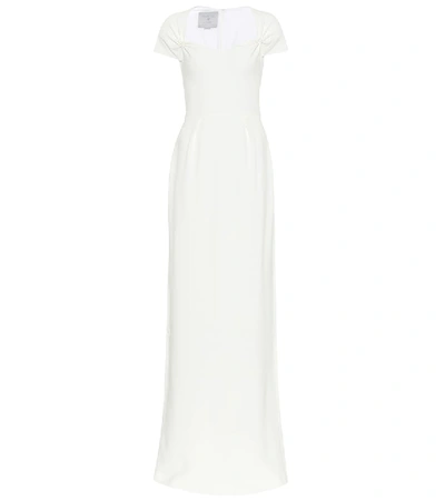 Stella Mccartney F18 Rose Cap Sleeve Wedding Dress In White