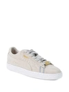 Puma Classic Seoul Low-top Suede Sneakers In White