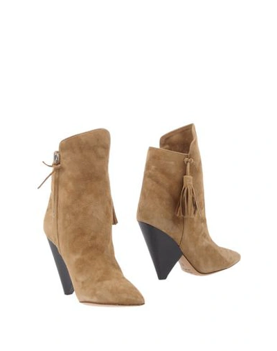 Isabel Marant Ankle Boot In Camel