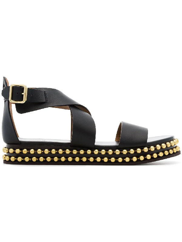 chloe sawyer studded sandals