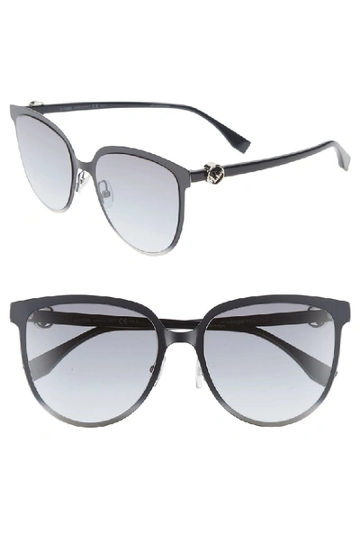 Fendi 57mm Sunglasses In Blue