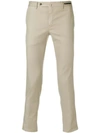 Pt01 Slim-fit Silk-blend Silkochino Trousers In Sand