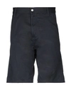 Carhartt Shorts & Bermuda Shorts In Dark Blue