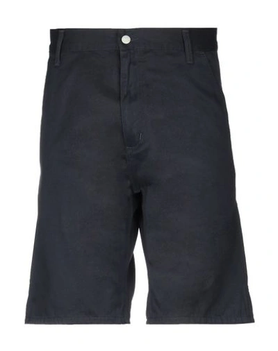 Carhartt Shorts & Bermuda Shorts In Dark Blue