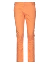 Entre Amis Casual Pants In Orange