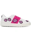 Valentino Garavani Sneakers In Bianco/pink Orchidea