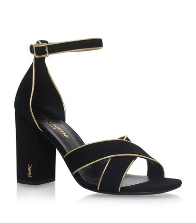 saint laurent block heels