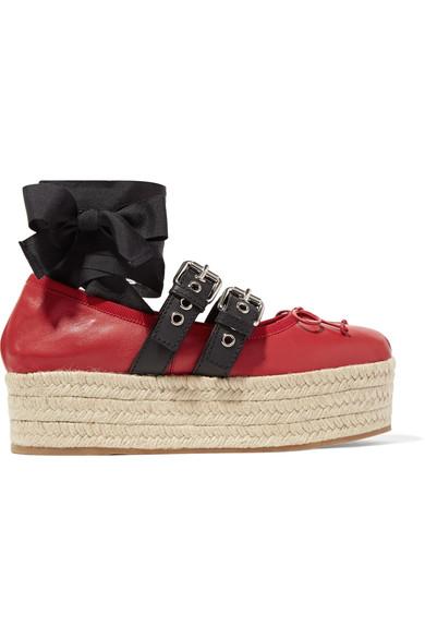 miu miu ballerina espadrilles