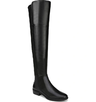 Sam Edelman Women's Pam Tall Leather Riding Boots In Black Leather