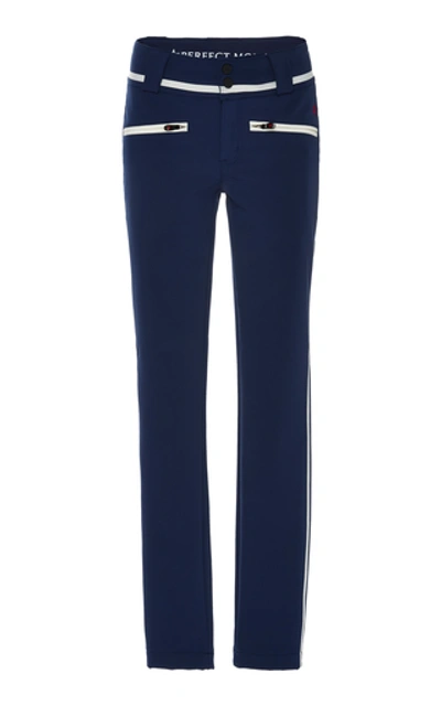 Perfect Moment Aurora Stretch-jersey Skinny Ski Pants In Navy