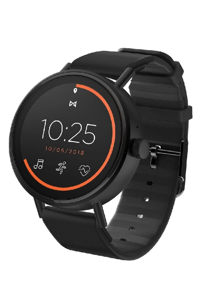 Misfit Vapor 2 Silicone Strap Smart Watch, 46mm In Black