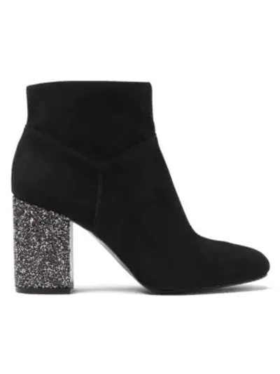 Michael Michael Kors Women's Cher Suede Booties In Black